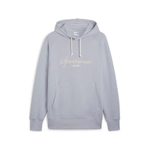 Puma Classics+ Hoodie Erkek Günlük Sweatshirts 62427563 Gri 62427563 Gri