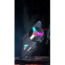 Tek Bağlantı Bluetooth 5.3 Motosiklet Kask Kulaklık Rgb Işık 1.000 Mah Su Geçirmez Ses Asistan
