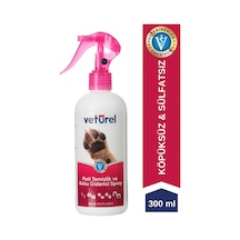 Veturel Kedi Tüy Köpek Pati Temizleme Parfümsüz Koku Giderici Bakım Spreyi 300 ML
