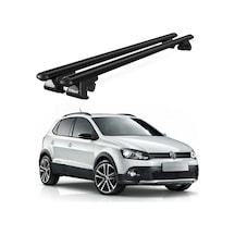 Volkswagen Polo Cross 2010 Ve Sonrası Uyumlu Siyah Ara Atkı Port Bagaj Tavan Barı
