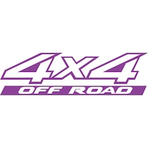 4x4 Ofroad Sticker 17x17 Cm Mor