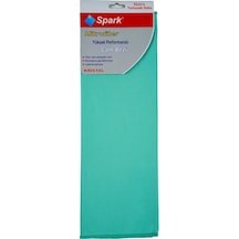 9 Adet Spark Kristal Mikrofiber Cam Silme Bezi Ve Genel Temizlik & Kurulama Bezi 40x40 Cm. Yeşil