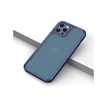 More Tr Apple Uyumlu iPhone 12 Pro Uyumlu Mtr Roll Kılıf-mavi