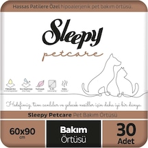 Sleepy Petcare Pet Bakım Örtüsü 60x90 Cm 30 Adet