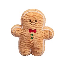 Suntek Yılbaşı Atma Yastığı Sevimli Yumuşak Doldurulmuş 20cm Kahverengi