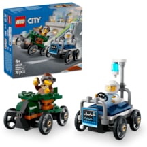 LEGO® City Uçak, Hastane Yatağına Karşı Yarış Arabası Paketi 60459 - 5 Yaş Üzeri Çocuklar için Yaratıcı Oyuncak Yapım Seti (70 Parça)
