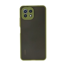 Mi 11 Lite Kılıf Montreal Silikon Kapak - Açık Yeşil İtdark30934