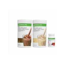 Herbalife 1 Adet Vanilya-1 Adet Fındık Aromalı Shake+50 Gr Şeftali Aromalı Çay