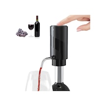 Haier Premium Şarj Edilebilir Dokunmatik Şarap Havalandırıcı & Şarjlı Dağıtıcı Dekantör 250 Ml. Siyah