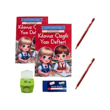 Yeni Müfredat Küçük Boy Klavuz Çizgili Güzel Yazı Defteri Ve Jumbo İlk Kalemim Seti 48 Syf.