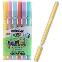 Keçeli Kalem 6 Lı Pastel Renkler Pensan Pastel Keçeli Kalem 1 Pak