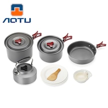 Aotu AL500-2 Çok Fonksiyonlu Katlanır Pişirme Çaydanlık Seti