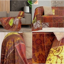 Latuda Concept SoftMicro Etnik Desenli Boho Koltuk Örtüsü 130 x 180 CM