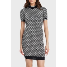 Guess Bayan Elbise W3yk39 Z37k0 Fbcf Siyah Siyah