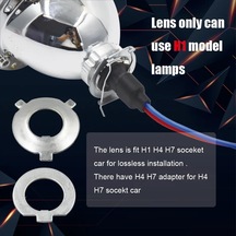 Lens-ver8.1-maskeli-iris-araba Stil 2.5 İnç Bi-xenon Hıd Projektör Farlar Lens Volkswagen Tiguan İçin 3.0 '' + Adaptör