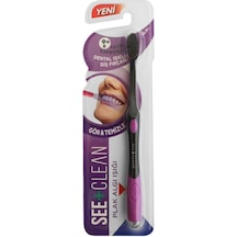 See + Clean Plak Algı Işıklı Aktif Karbonlu Diş Fırçası See + Clean Plak Algı Işıklı Aktif Karbonlu Diş Fırçası