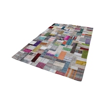Bespoky 30275 Geometrik Desenli Salon Kilimi Gri