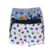 Kota 1013 Erkek Çocuk Renkli Desenli Boxer 12 Adet 001