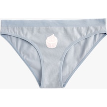 Koton Brief Külot Cupcake Baskılı Pamuklu Mavi 4slk30011mk 4SLK30011MK651 Mavi
