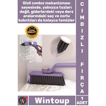 Fırça Fayans Derz Pencere Rayı Köşe Toz Giderici Banyo Döner Başlıklı Cımbızlı Temizlik Fırçası