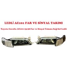 Toyota Corolla Ae101 Kasa 1993-1998 Far+sinyal Takımı Ledli.. Takım