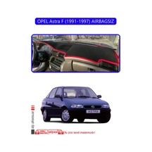 Opel Astra F 1991-1997 Aırbagsıztorpido Koruma Halısı Mavi Kenar