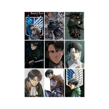 Attack On Titan -levi Ackerman 9 Lu Fotokart Seti