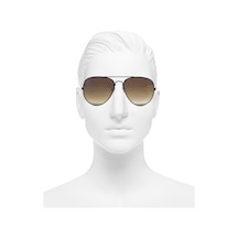 Vintage Fashion Hafif Unisex Güneş Gözlüğü Güneş Gözlüğü Oval Çerçeve Kahverengi A06 Siyah