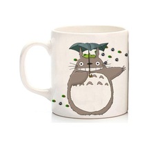 Anime Totoro Rainy Iki Tarafı Baskılı Kupa Bardak Çok Renkli