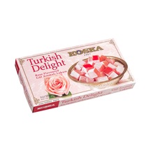 Koska Gül Aromalı Lokum 500g - Geleneksel Türk Lezzeti 3'li Ekonomik Paket - 3 Adet Tarı