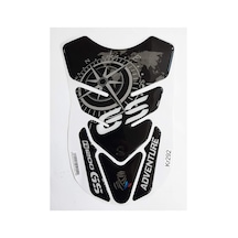 Hades Bmw R1200 Gs Uyumlu Tank Pad Motosiklet Depo Koruma Sticker Siyah