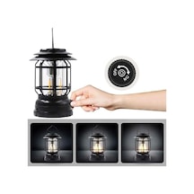 Bluetooth Hoparlör Özellikli Dimerli Led Kamp Lambası Hs66 Çok Renkli