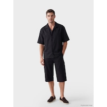Lcwaıkıkı Classic Siyah Regular Fit Erkek Kargo Şort