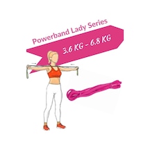 Powerband Direnç Lastiği X-light Pembe
