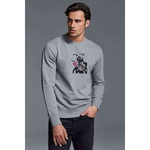 Kpop Key Shinee Sol Baskılı Gri Erkek Örme Sweatshirt Kpop Key Shinee Sol Baskılı Gri Erkek Örme Sweatshirt
