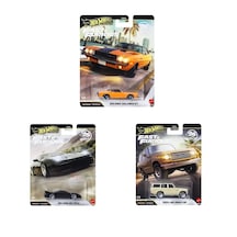 Hot Wheels Fast Furious Premium 3 Lü Set Honda Dodge Toyota