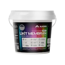 Alkoru 1 Kg Likit Membran Renkli Reçine Esaslı Sıvı Su Yalıtım Malzemesi Gri