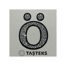 Taşlı Ütülenebilen Veya Sticker Olarak Kullanılabilen 6cm Ö Harfi