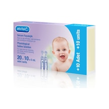 Alvita Serum Fizyolojik 30 Flakon (20+10X5Ml) 3 Kutu
