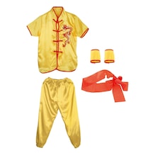 Suntek Çin Geleneksel Wushu Kostüm Giyim Yetişkin Sarı-150