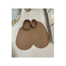 Jüt , Hasır ,banyo Paspas Takımı, Banyo, Takımı, Klozet Takımı Hasır Hasır