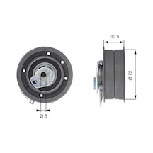 Audi A4 B5 Triger Gergi Bilyasi 1.6 2001-2001 Alz Gates T43010