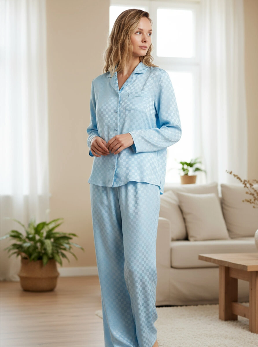 Blackspade Kadın Pijama Takımı 60484 - Mavi