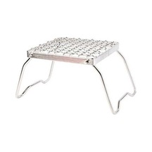 Novahub Mini Katlanır Izgara Standı, Paslanmaz Çelik, Gümüş, Kamp & Piknik, Barbekü Pişirme Aleti Gümüş
