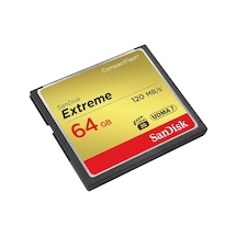 Sandisk Cf 64Gb Extreme 120 Mb/Sn Compact Flash Hafıza Kartı