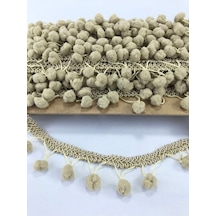FdayAksesuar Vizon Ponponlu Saçak Şerit 1 Metre En 4 Cm FRDY15527