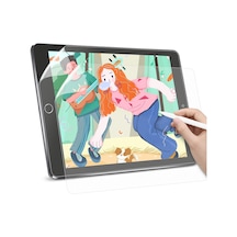 Davın Apple Uyumlu iPad 10.2 7-8-9. Nesil Paper Like Kağıt Hissi Kaymaz Yüzey Pet Mat Ekran Koruyucu Çizim İ