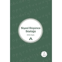 Siyasi Düşünce Sözlüğü - Atilla Yayla - Adres