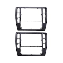 Audi A4 B5 2001-2003 İçin 2x İç Gösterge Paneli Orta Konsol Trim Çerçeve Paneli Radyo Ön Çerçevesi