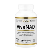 California Gold Nutrition, Vivanad , Nad Complex With Nmn, Nr Tartrate, 90 Veggie Capsules
